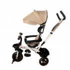 3-х колесный BicyStar (001L, бежевый, поворотное на 360 градусов сиденье, 10" и 8", EVA)