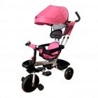 3-х колесный BicyStar (001L, розовый, поворотное на 360 градусов сиденье, 10" и 8", EVA)