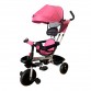3-х колесный BicyStar (001L, розовый, поворотное на 360 градусов сиденье, 10" и 8", EVA)