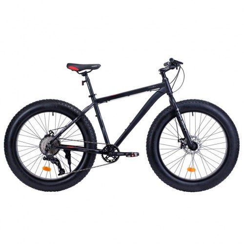 Велосипед фэт-байк 26"x4" рама 21" 1х10sp 11-42T COMIRON CHUBBY чёрный