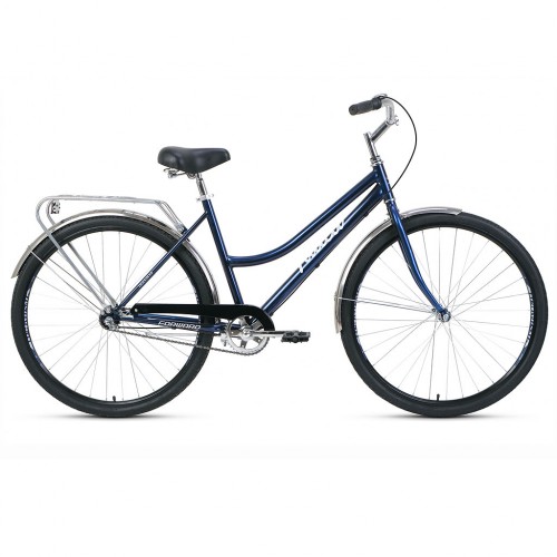 Велосипед FORWARD TALICA 28 3.0 (28" 3 ск) 2020-2021 темно-синий/серебристый