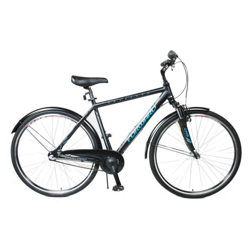 Велосипед FORWARD ROCKFORD  2.0 (28",  3 ск рост 540 мм) 2016-2017 черный мат.