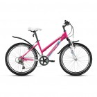 Велосипед FORWARD SEIDO 1.0  (24"  6 ск. рост 15") 2015-2016  белый/розовый