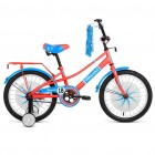 Велосипед FORWARD AZURE 18 (18" 1 ск.) 2022, коралловый/голубой, IBK22FW18126