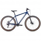 Велосипед  FORWARD BURAN 29 2.0 DISC (29" 9 ск. рост 19") 2020-2021, син/серебристый, RBKW1M399002