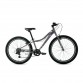 Велосипед FORWARD TWISTER 24 1.0 (24"7СК. рост 12")2022 черный/серебристый