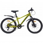 24" PODKAT PA2401 Велосипед (PA2401, 7скоростей, алюминий, 13", жёлтый, дисковый тормоз)
