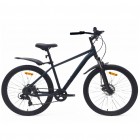 27,5" PODKAT PS2701 Велосипед (PS2701, 7 скоростей, сталь, 17", чёрный, дисковый 27,5" PODKAT PS2701 Велосипед (PS2701, 7 скоростей, сталь, 17", чёрный, дисковый
