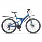 Велосипед 27,5" STELS Focus MD 21-sp Синий/неоновый-зеленый арт.V010