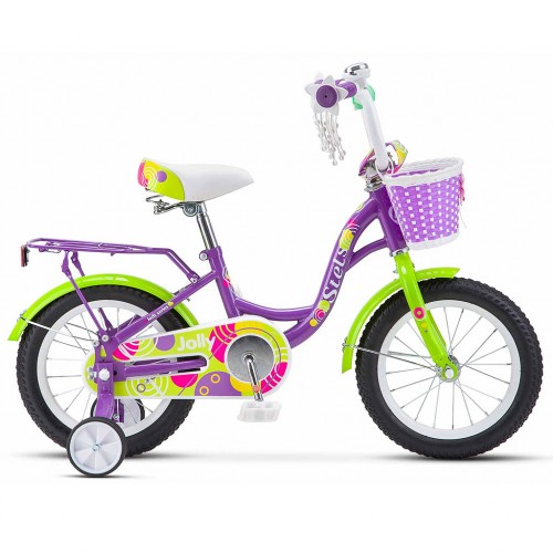 KIDS BICYCLE/детские велосипеды Jolly 14"  V010 фиолетовый