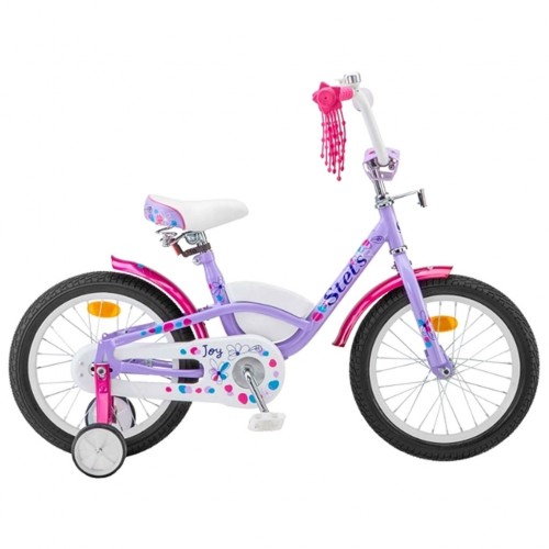 Велосипед 16" STELS Joy 10.5" Фиолетовый/ розовый арт.V020