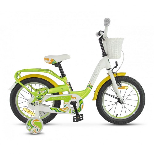 Велосипед 16" STELS Pilot-190 9" Зеленый/желтый/белый арт.V030