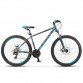 Велосипед 27,5" STELS Navigator- 610 MD 17,5" Антрацитовый/голубой арт. V020