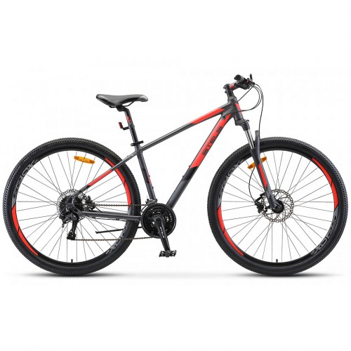 Велосипед 29" STELS Navigator-920 D 16.5" Антрацитовый/красный