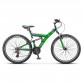 Велосипед 26" STELS Focus V 21-sp 18" Черный/зеленый арт.V030