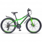 Велосипед STELS 24” Navigator-410 MD черный/зеленый