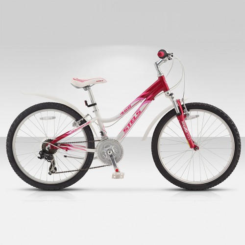 Велосипед 24" STELS Navigator-460 V 11.5" Бордовый/белый/розовый  арт.15