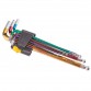 Набор шестигранников KL-9705C KENLI, 9 шт на 1.5/2/2.5/3/4/5/6/8/10мм в клипсе, цветные