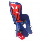 Сиденье детское на багажник CURIOSO DELUX синее с красн вставкой до 22 кг NFUN