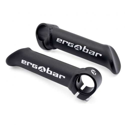 Рога 8-33152005 алюм короткие ABE-302 Bike ERGOBAR прямые сварн (50) черные AUTHOR
