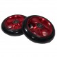 Колесо для трюкового самоката (PW370R, 100мм, ABEC-9, PO+AL, черный/красный