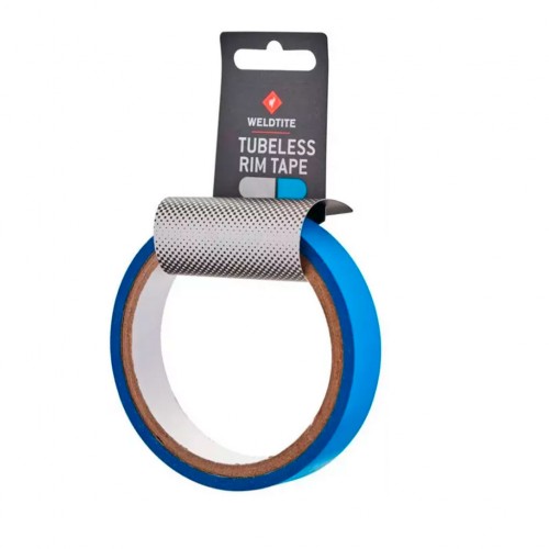 Лента ободная 7-04080 ROAD для БЕСКАМЕРНЫХ покрышек 10метров, 19-23мм синяя WELDTITE