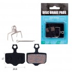 Колодки тормозные керамические TOOPRE TP-02D, сертификат T?V Rheinland /уп 50/100/ (10702070/261224/