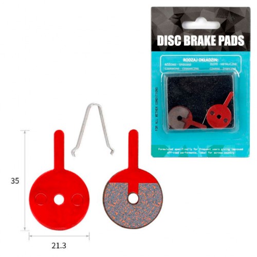 Колодки тормозные керамические TOOPRE TP-11G, сертификат T?V Rheinland /уп 50/500/ (10702070/261224/
