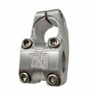 Вынос BMX 03-200017 Charge short, top load 35мм, руль 22,2 серебро, 246гр, фрезерованное лого TSB