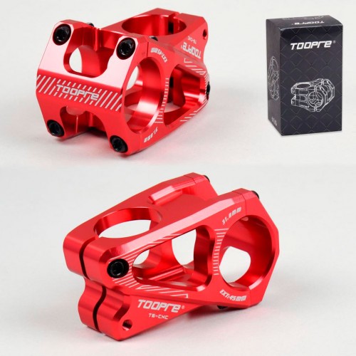 Вынос руля алюминиевый усиленный TOOPRE EXT-45. Длина: 45MM. Под руль: 31,8 ММ. 6061 T6 . TECH:  CNC