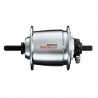 Втулка динамо Shimano, C6000, 36 отв, 6V-3W, под роллер, HIGH, 100x140мм, без гаек и шайб, цв. сереб