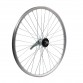 Колесо заднее 26" обод двойной алюм. серебр., втулка 1ск под гайку